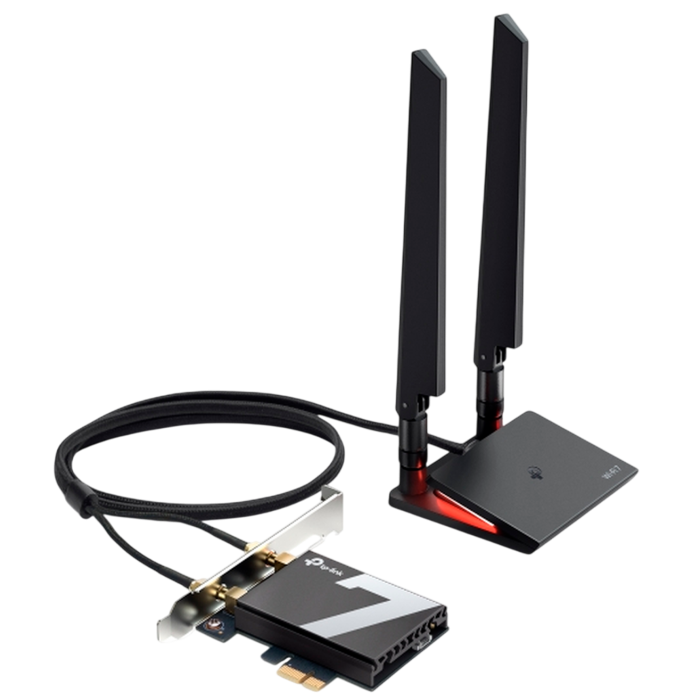 TP-Link Archer TBE550E / BE9300 Треххдиапазонный беспроводной PCIe-адаптер Wi-Fi 7 с поддержкой Bluetooth 5.4