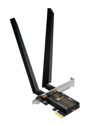 TP-Link Archer TBE552E / BE9300 Трехдиапазонный беспроводной PCIe-адаптер Wi-Fi 7 с поддержкой Bluetooth 5.4