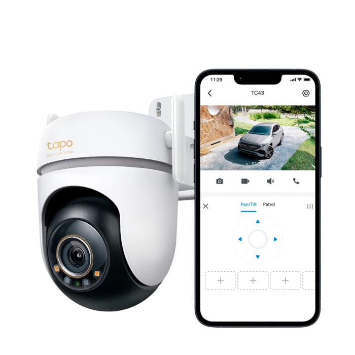 TP-Link Tapo TC43 / Умная наружная поворотно-наклонная камера с поддержкой ИИ