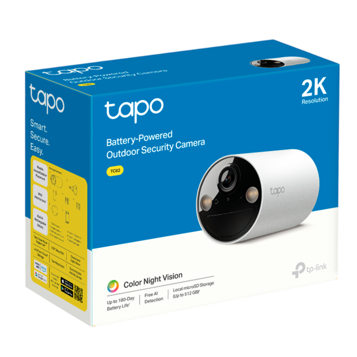 TP-Link Tapo TC82 / Умная внутренняя/наружная камера с аккумулятром