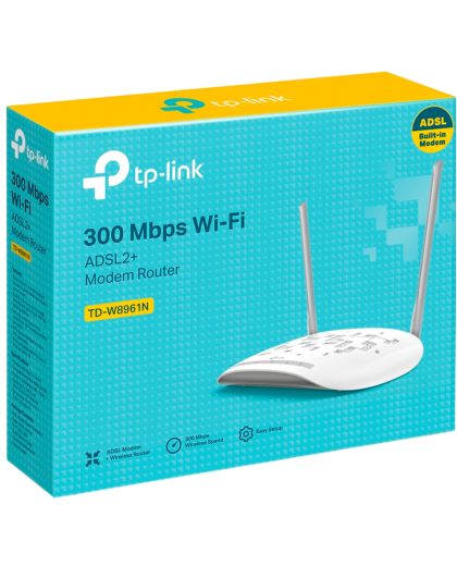 TP-Link TD-W8961N / N300 Беспроводной маршрутизатор со встроенным ADSL-модемом