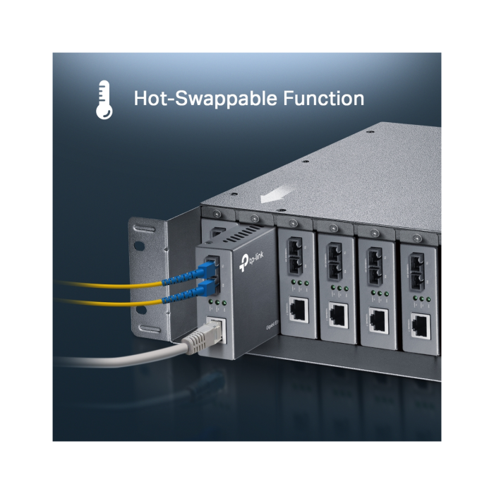 TP-Link TL-MC1400 / 14-слотовое шасси для медиаконвертеров