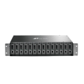 TP-Link TL-MC1400 / 14-слотовое шасси для медиаконвертеров