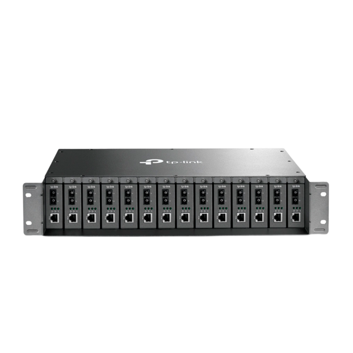 TP-Link TL-MC1400 / 14-слотовое шасси для медиаконвертеров