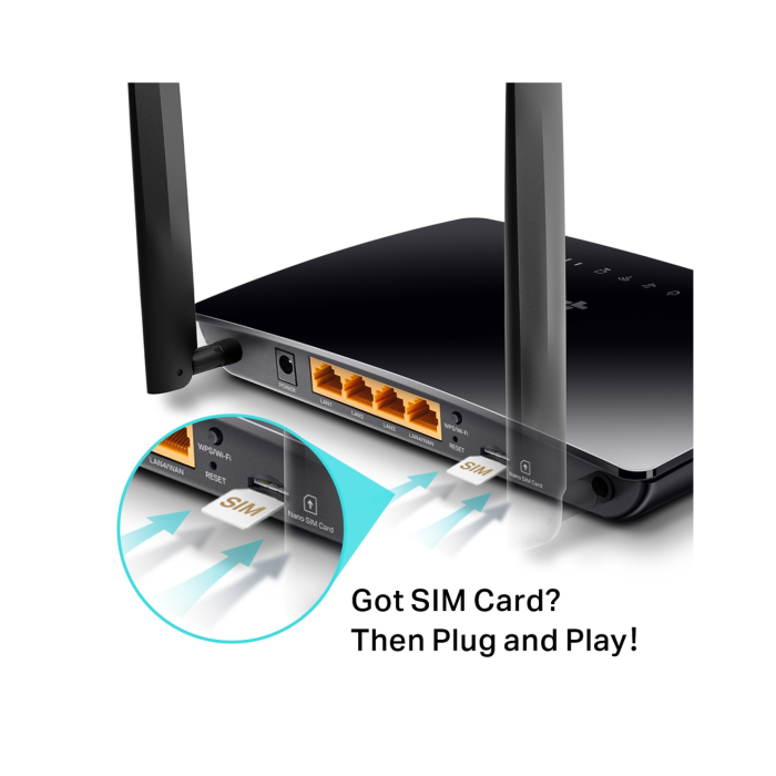 TP-Link TL-MR150 / N300 Беспроводной 4G LTE маршрутизатор