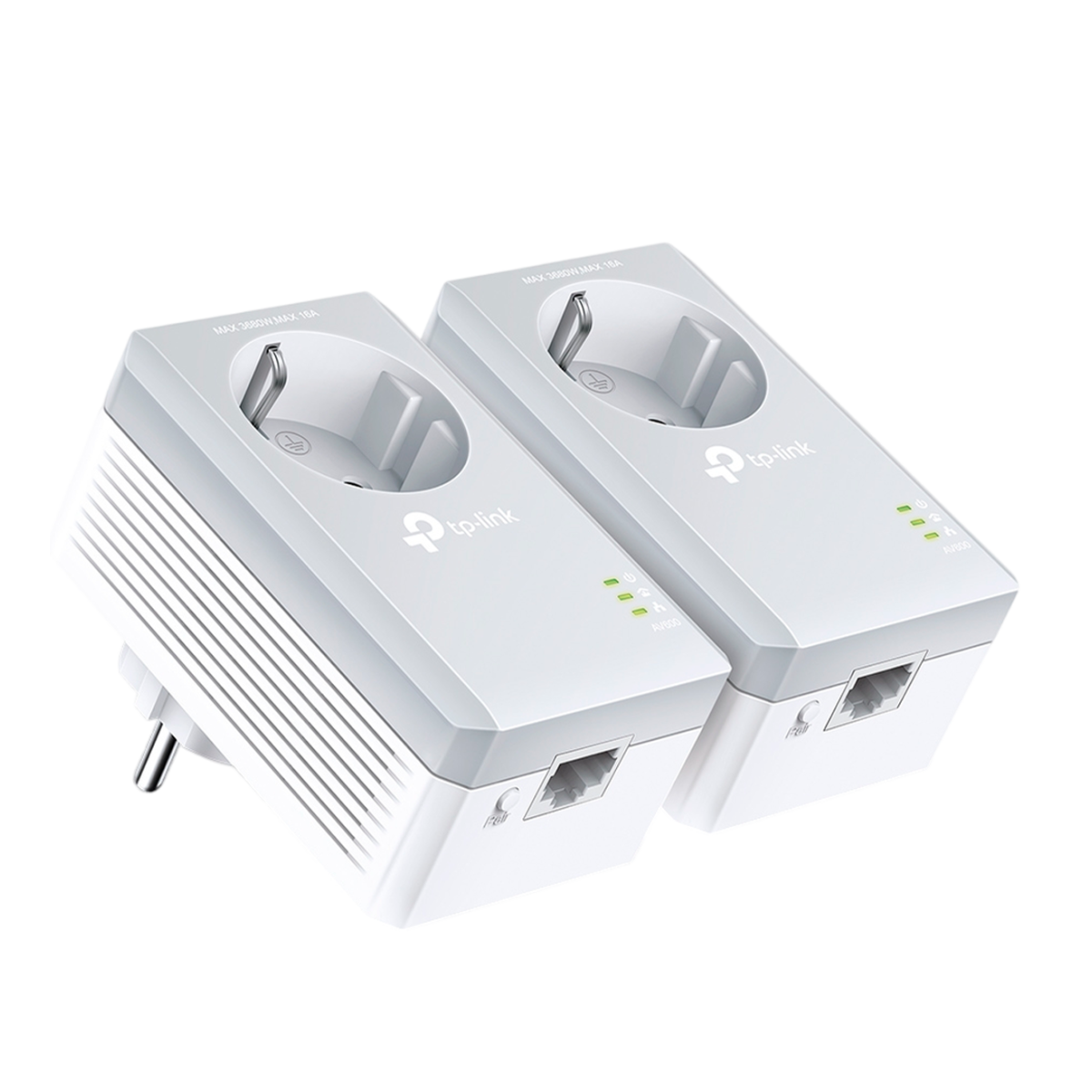 TP-Link TL-PA4010P KIT / AV600 Комплект адаптеров Powerline со встроенной розеткой