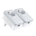 TP-Link TL-PA4010P KIT / AV600 Комплект адаптеров Powerline со встроенной розеткой