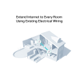 TP-Link TL-PA4020P KIT / AV600 Комплект Powerline адаптеров со встроенной розеткой