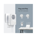 TP-Link TL-PA4020P KIT / AV600 Комплект Powerline адаптеров со встроенной розеткой