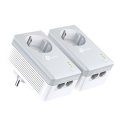 TP-Link TL-PA4020P KIT / AV600 Комплект Powerline адаптеров со встроенной розеткой