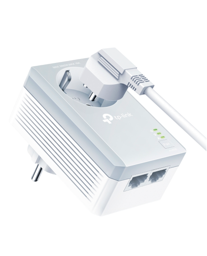 TP-Link TL-PA4020P KIT / AV600 Комплект Powerline адаптеров со встроенной розеткой