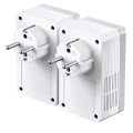 TP-Link TL-PA4022P KIT / AV600 Комплект адаптеров Powerline со встроенной розеткой