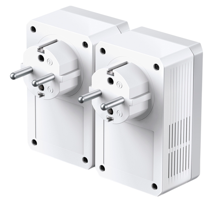 TP-Link TL-PA4022P KIT / AV600 Комплект адаптеров Powerline со встроенной розеткой