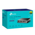 TP-Link TL-SF1005LP / Неуправляемый PoE-коммутатор (4 порта PoE+ 10/100 Мбит/с, 1 порт 10/100 Мбит/с без РоЕ)
