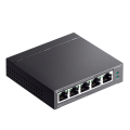 TP-Link TL-SF1005LP / Неуправляемый PoE-коммутатор (4 порта PoE+ 10/100 Мбит/с, 1 порт 10/100 Мбит/с без РоЕ)