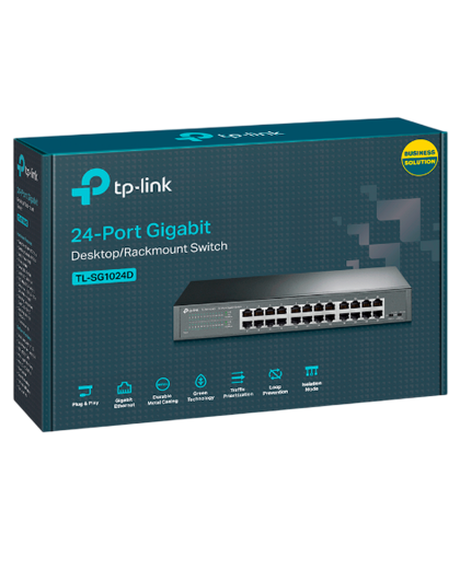 TP-Link TL-SG1024D / Неуправляемый гигабитный 24-портовый коммутатор