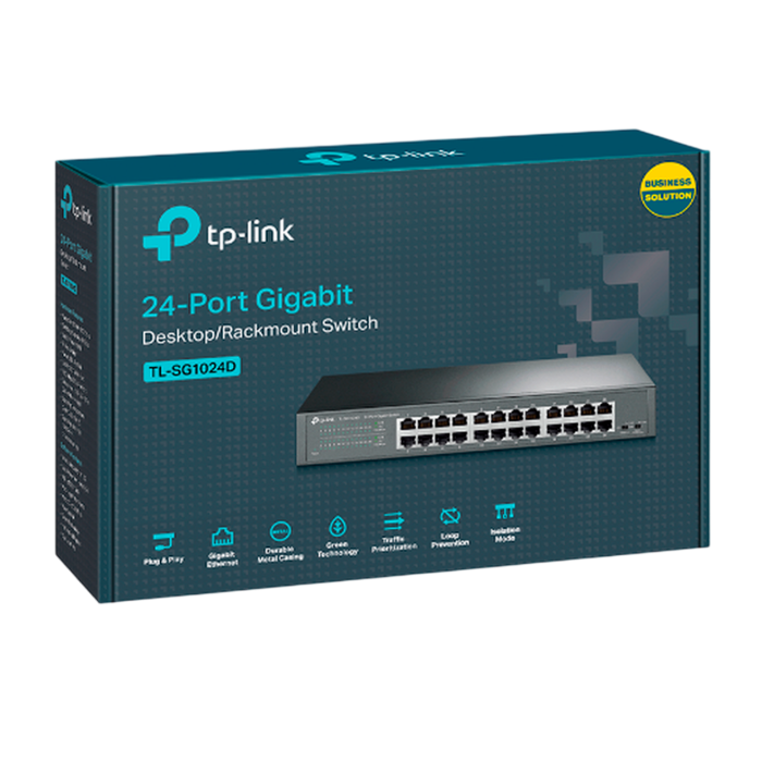 TP-Link TL-SG1024D / Неуправляемый гигабитный 24-портовый коммутатор