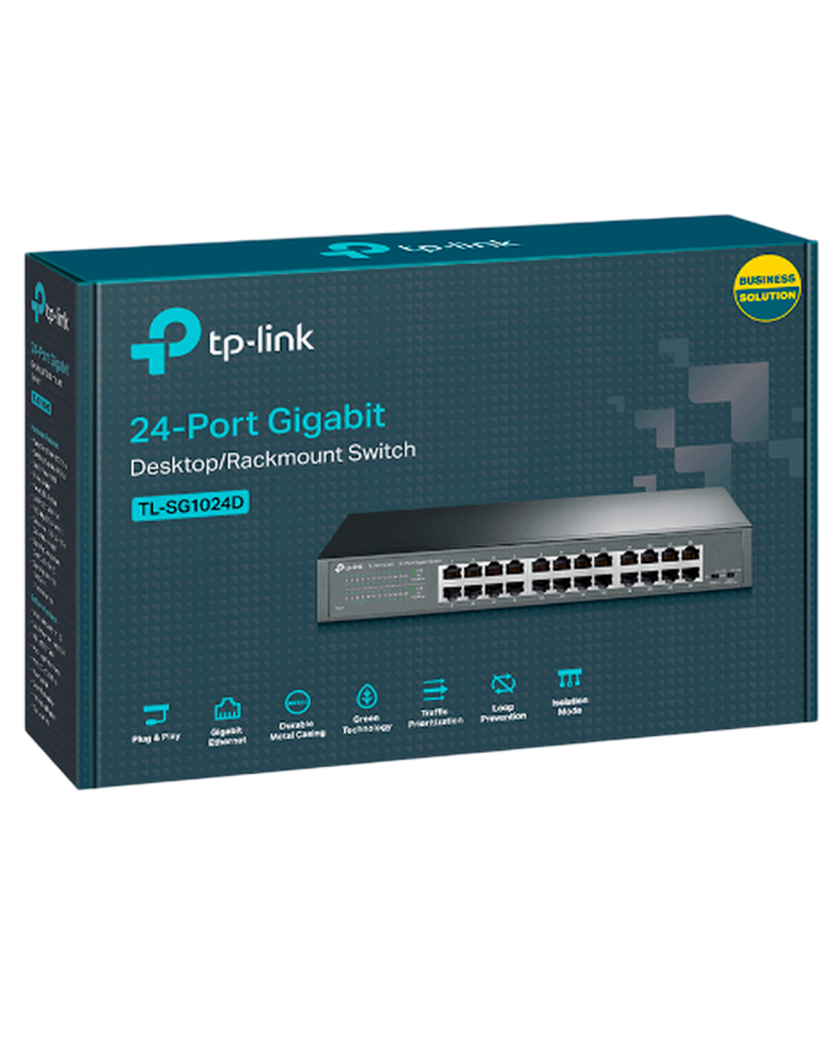 TP-Link TL-SG1024D / Неуправляемый гигабитный 24-портовый коммутатор