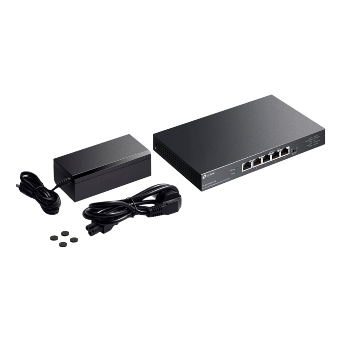 TP-Link TL-SG105PP-M2 / Неуправляемый мультигигабитный (2.5G) 5-портовый PoE-коммутатор (4 порта PoE+, 1 порт без РоЕ)