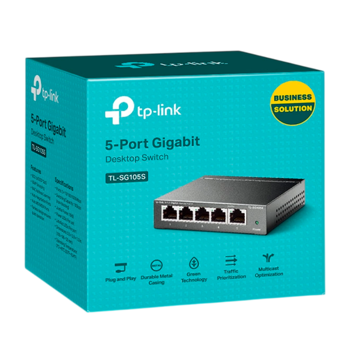 TP-Link TL-SG105S / Неуправляемый гигабитный 5-портовый коммутатор