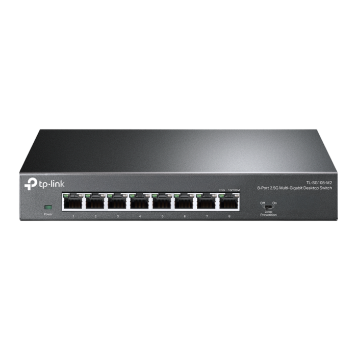 TP-Link TL-SG108-M2 / Неуправляемый мультигигабитный (2.5G) 8-портовый коммутатор