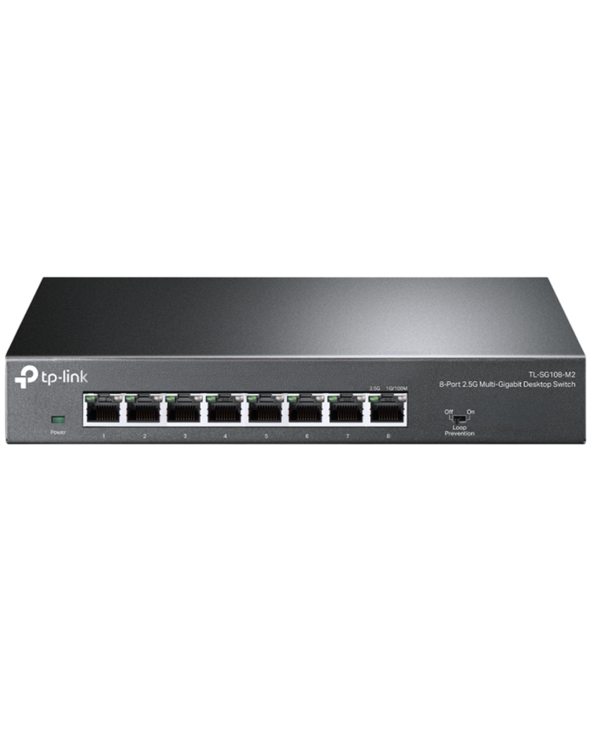 TP-Link TL-SG108-M2 / Неуправляемый мультигигабитный (2.5G) 8-портовый коммутатор