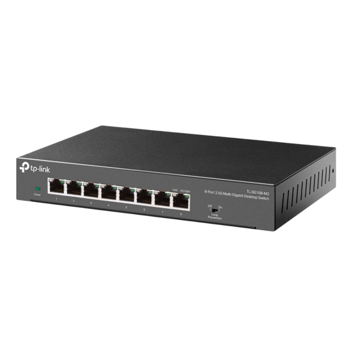 TP-Link TL-SG108-M2 / Неуправляемый мультигигабитный (2.5G) 8-портовый коммутатор