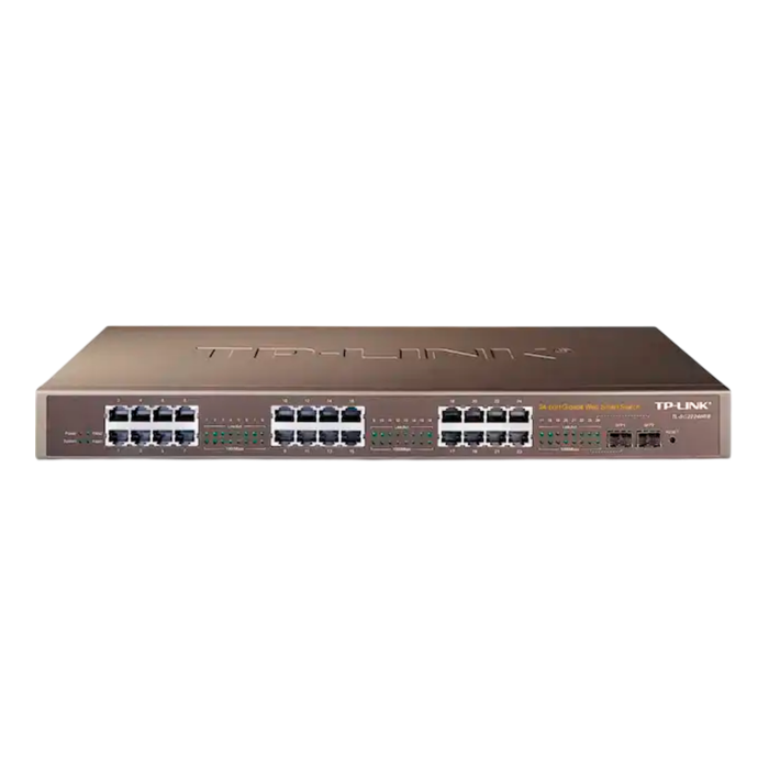 TP-Link TL-SG2224WEB / Web Smart 24-портовый гигабитный коммутатор с 2 комбинированными слотами SFP