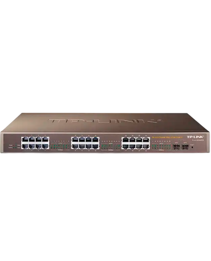 TP-Link TL-SG2224WEB / Web Smart 24-портовый гигабитный коммутатор с 2 комбинированными слотами SFP