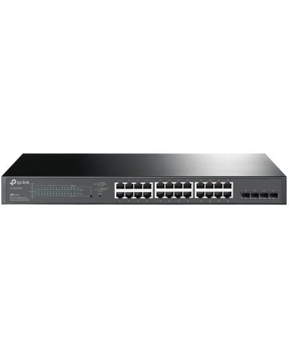 TP-Link TL-SG2428P / JetStream гигабитный Smart коммутатор на 24 порта PoE+ и 4 SFP‑слота
