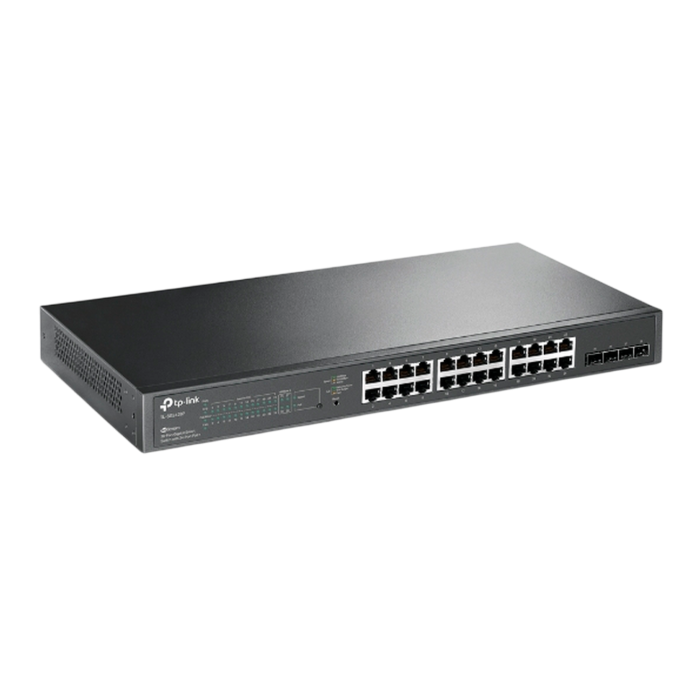 TP-Link TL-SG2428P / JetStream гигабитный Smart коммутатор на 24 порта PoE+ и 4 SFP‑слота