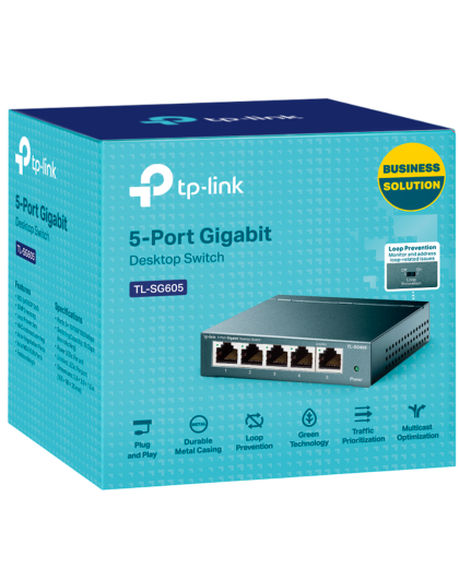 TP-Link TL-SG605 / Неуправляемый гигабитный коммутатор с 5 портами