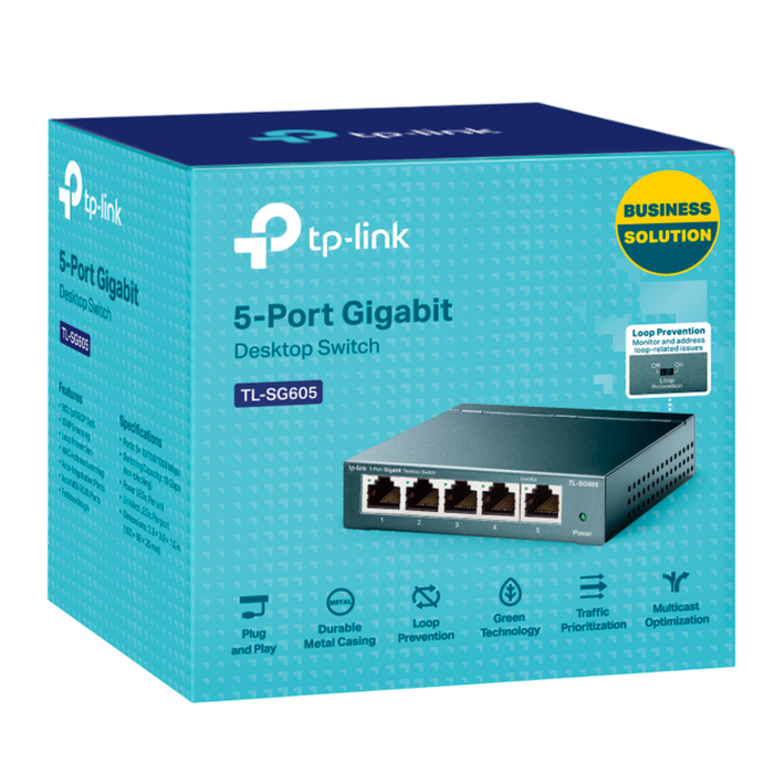 TP-Link TL-SG605 / Неуправляемый гигабитный коммутатор с 5 портами
