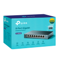 TP-Link TL-SG608P / Нуправляемый гигабитный коммутатор с 8 портами и поддержкой PoE+ с 4 портами