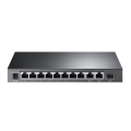 TP-Link TL-SL1311MP / Неуправляемый PoE-коммутатор (8 портов PoE+ 10/100 Мбит/с, 2 гигабитных порта без РоЕ и 1 слот SFP)