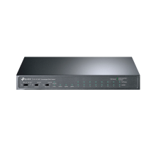 TP-Link TL-SL1311MP / Неуправляемый PoE-коммутатор (8 портов PoE+ 10/100 Мбит/с, 2 гигабитных порта без РоЕ и 1 слот SFP)