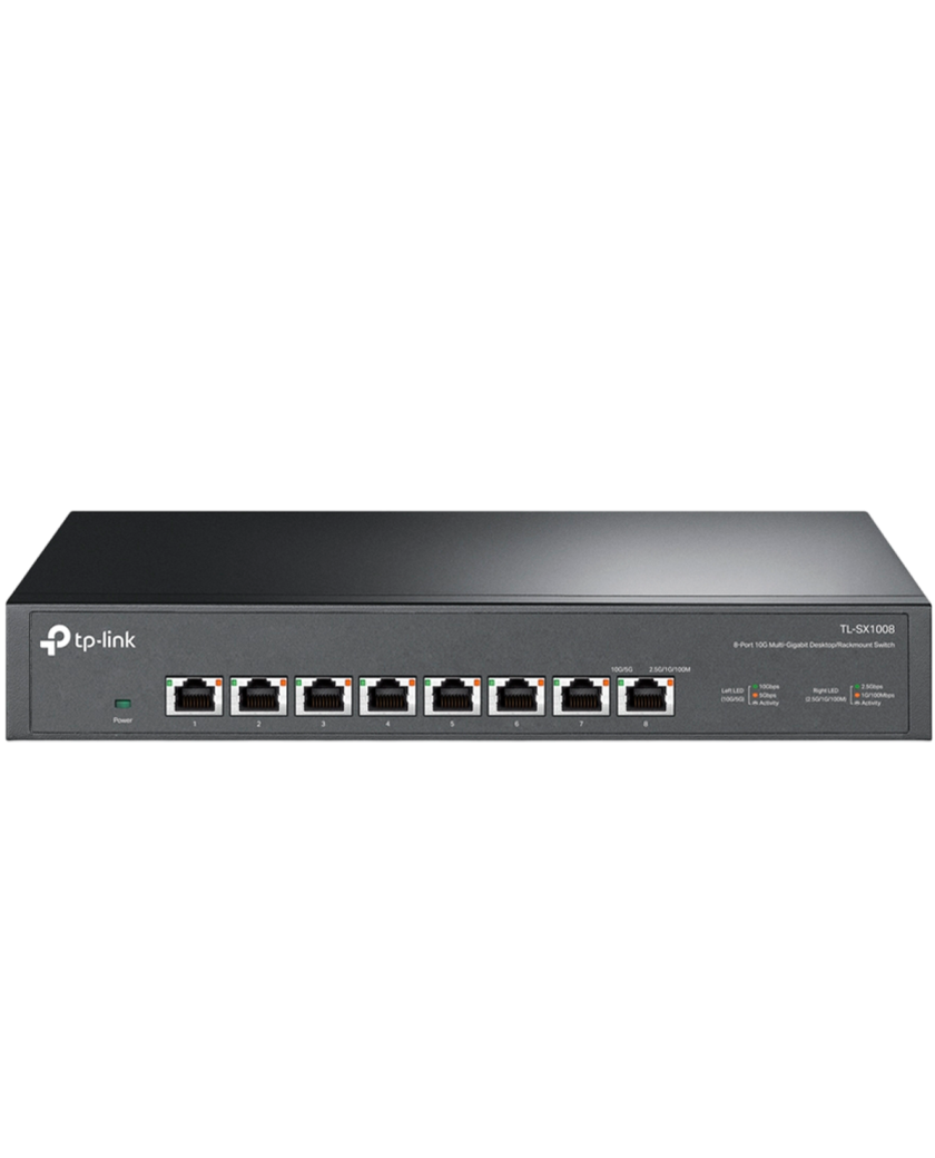 TP-Link TL-SX1008 / Неуправляемый 10-гигигабитный (10G) 8-портовый коммутатор