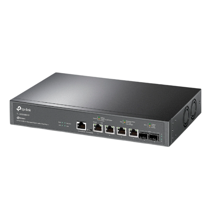 TP-Link TL-SX3206HPP / Управляемый коммутатор JetStream с 6 портами 10GE L2+ и 4 портами PoE++