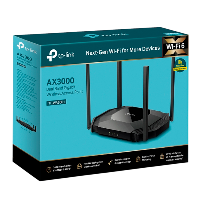 TP-Link TL-WA3001 / AX3000 Двухдиапазонная беспроводная точка доступа Wi-Fi 6