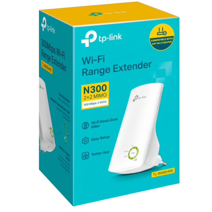 TP-Link TL-WA854RE / N300 Усилитель сигнала Wi-Fi