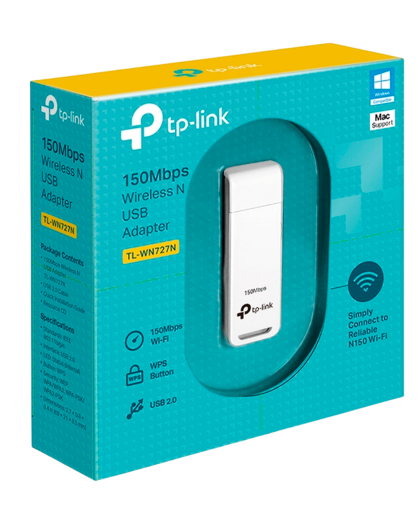 TP-Link TL-WN727N / N150 Беспроводной USB-адаптер