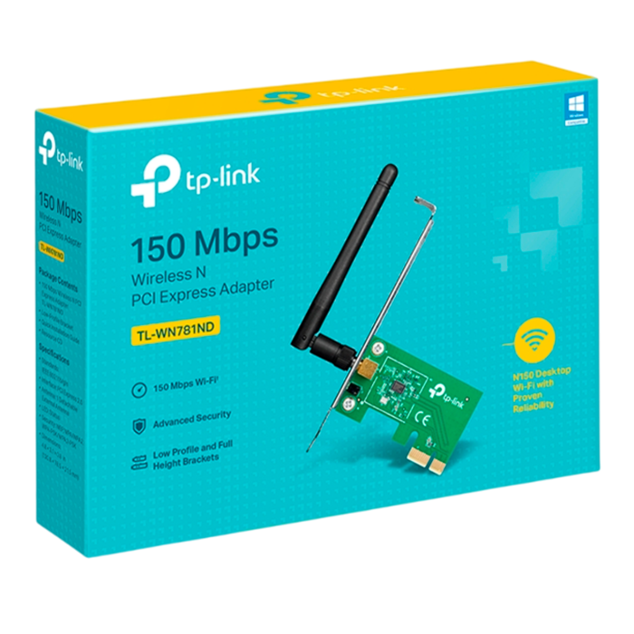 TP-Link TL-WN781ND / N150 Беспроводной PCI Express-адаптер