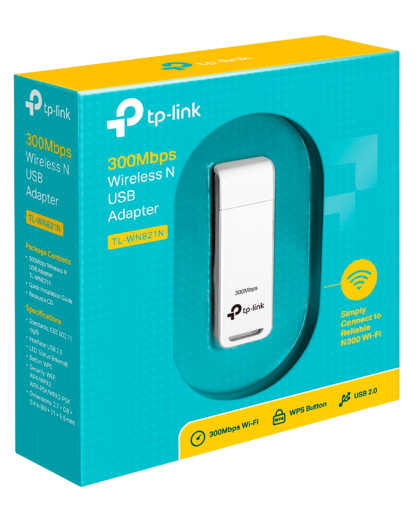 TP-Link TL-WN821N / N300 Беспроводной USB-адаптер