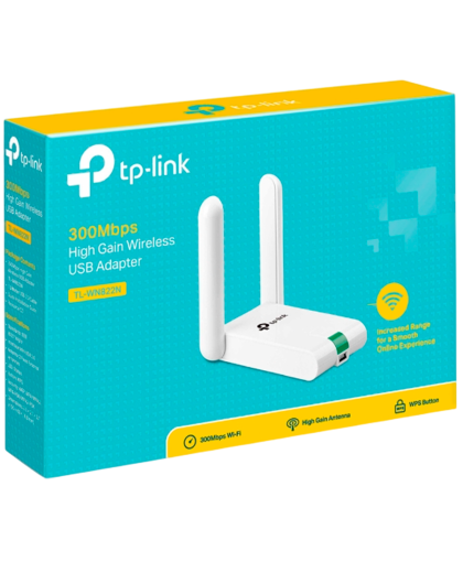 TP-Link TL-WN822N / N300 Беспроводной USB-адаптер высокого усиления