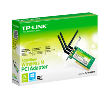TP-Link TL-WN951N / Беспроводной сетевой адаптер на базе шины PCI 300 Мбит/с