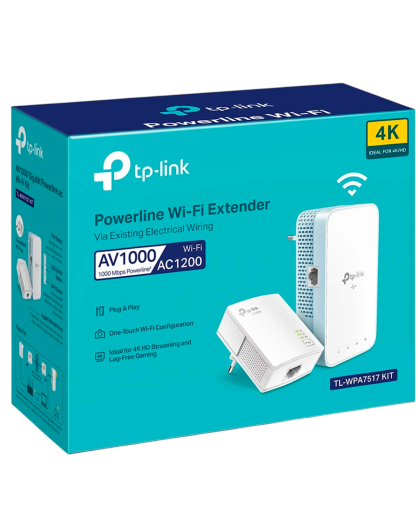 TP-Link TL-WPA7517 KIT / AV1000 Комплект гигабитных Powerline-адаптеров с Wi-Fi