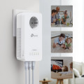 TP-Link TL-WPA8631P / AV1300 Гигабитный Powerline-адаптер с Wi-Fi и встроенной розеткой