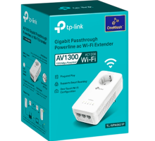 TP-Link TL-WPA8631P / AV1300 Гигабитный Powerline-адаптер с Wi-Fi и встроенной розеткой