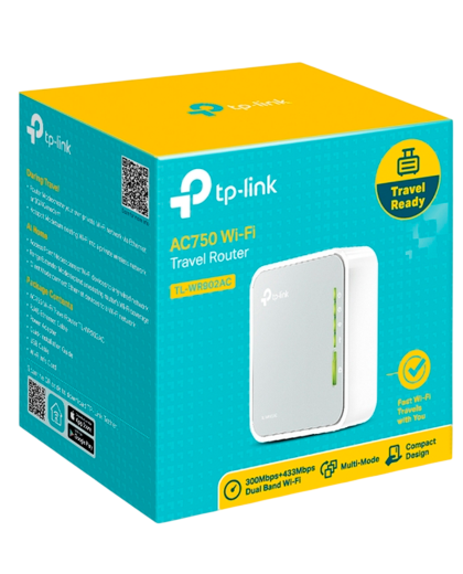 TP-Link TL-WR902AC / AC750 Портативный беспроводной маршрутизатор