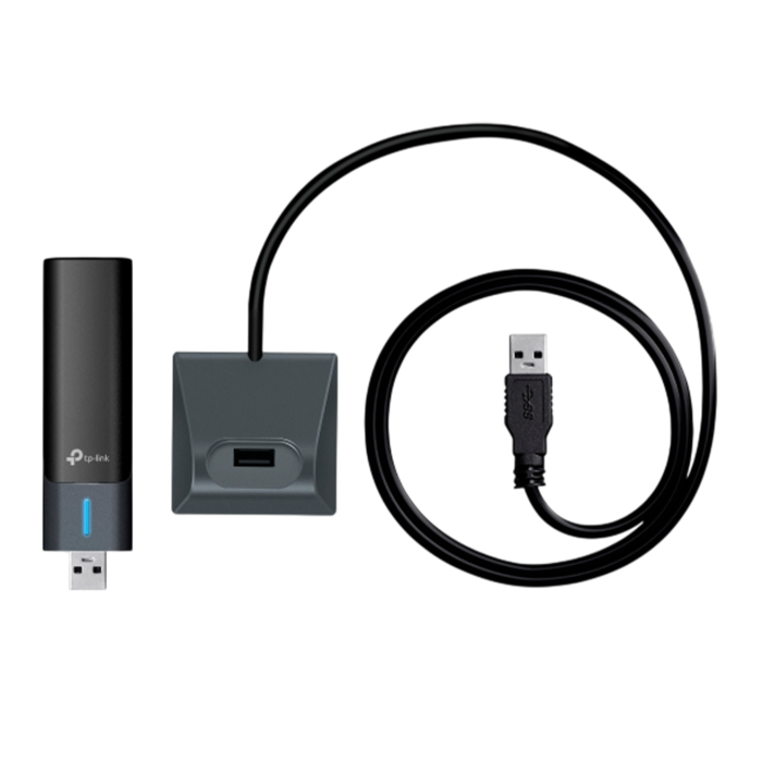 TP-Link Archer TXE50UH / AXE3000 Трехдиапазонный беспроводной USB-адаптер высокого усиления Wi-Fi 6E